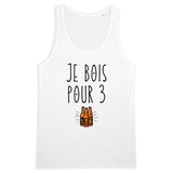 Débardeur Homme Je bois pour 3 
