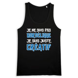 Débardeur Homme Je ne suis pas bordélique je suis créatif 
