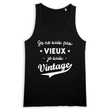 Débardeur Homme Je ne suis pas vieux je suis vintage 