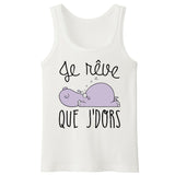 Débardeur Homme Je rêve que je dors 
