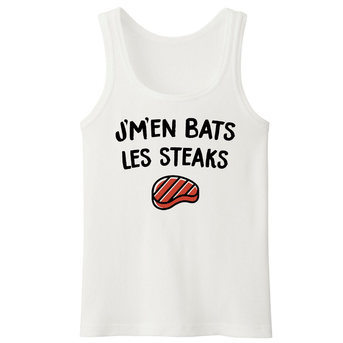 Débardeur Homme J'm'en bats les steaks 