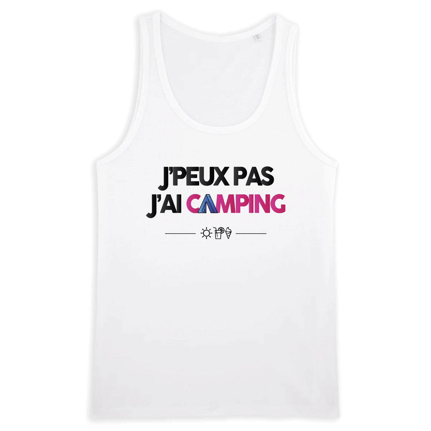 Débardeur Homme J'peux pas j'ai camping 