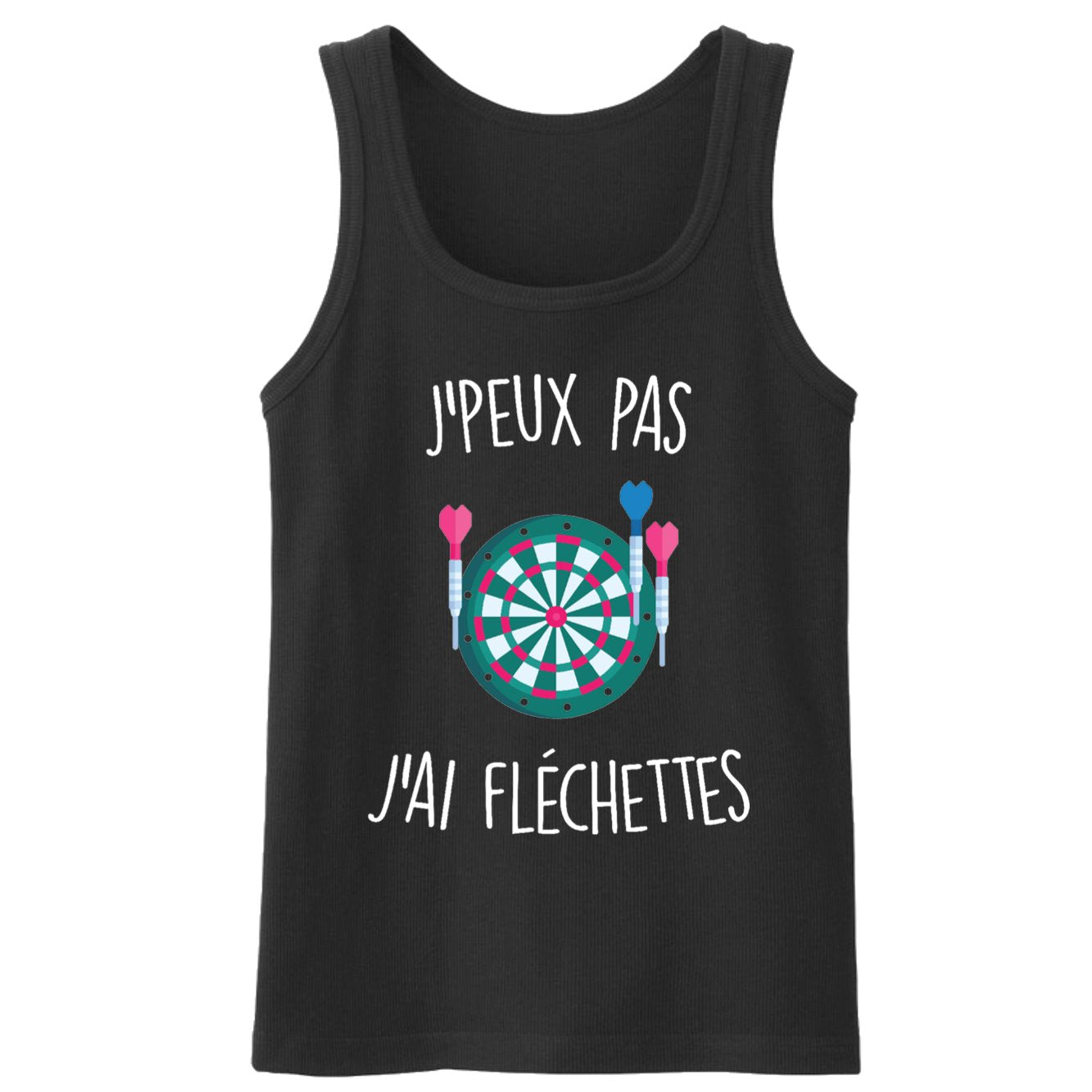 Débardeur Homme J'peux pas j'ai fléchettes 