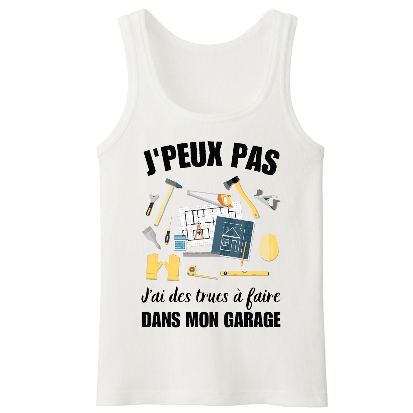 Débardeur Homme J'peux pas j'ai garage 