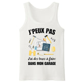 Débardeur Homme J'peux pas j'ai garage 
