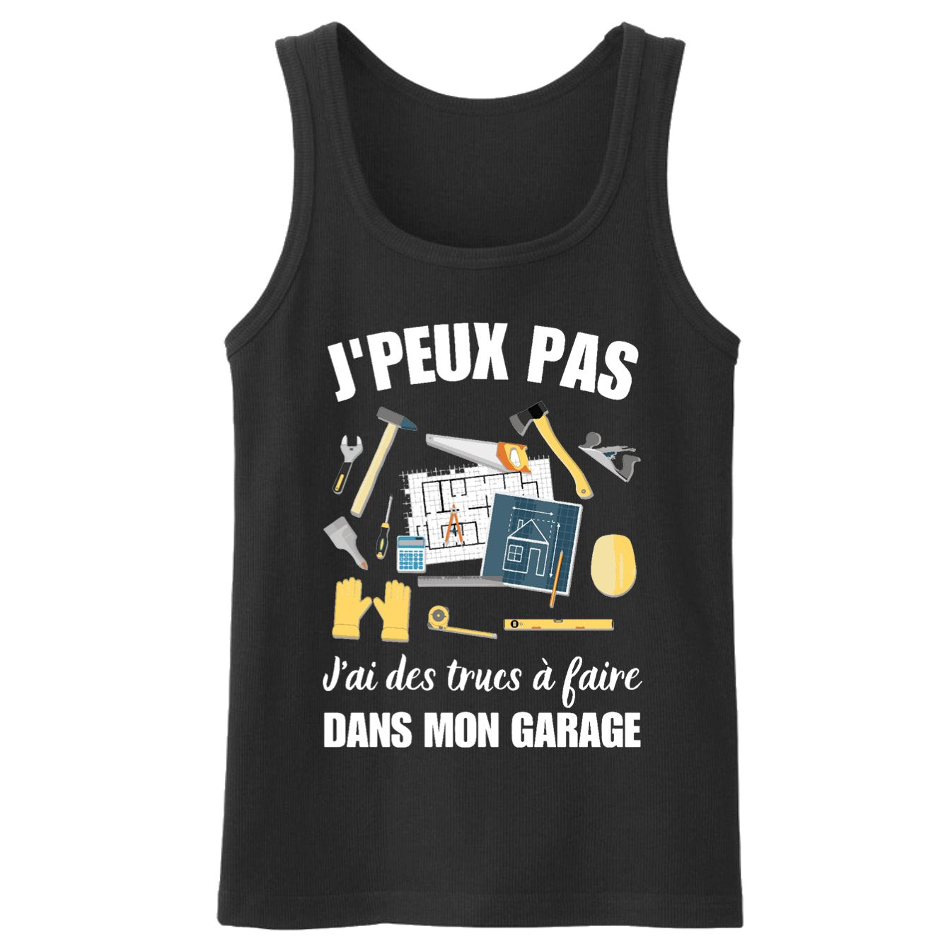 Débardeur Homme J'peux pas j'ai garage 