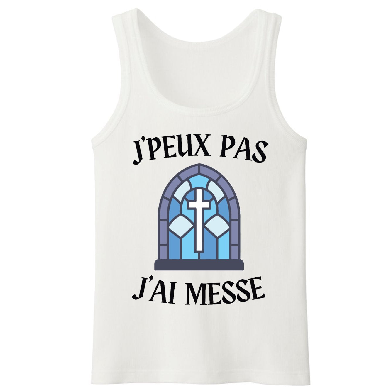Débardeur Homme J'peux pas j'ai messe 