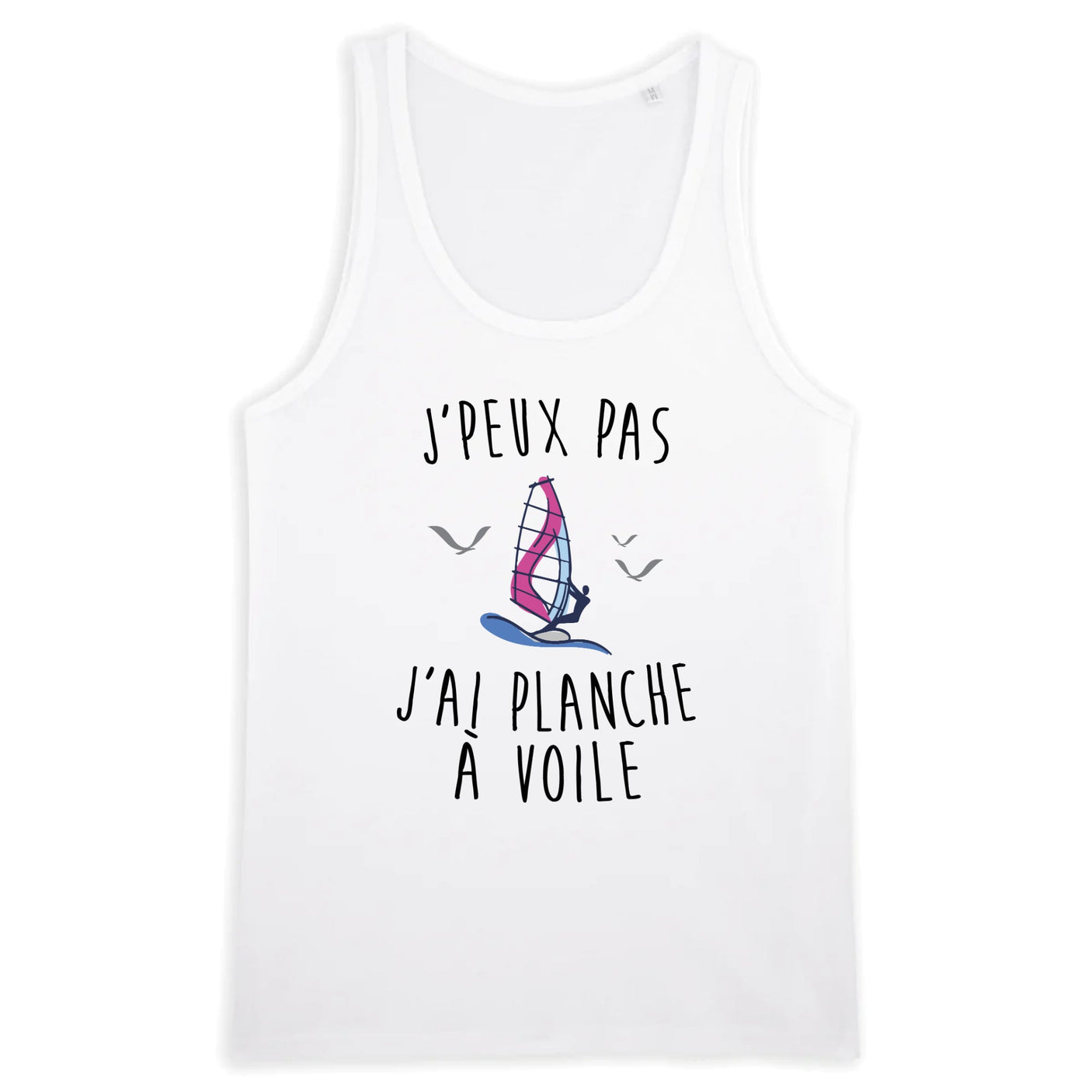 Débardeur Homme J'peux pas j'ai planche à voile 