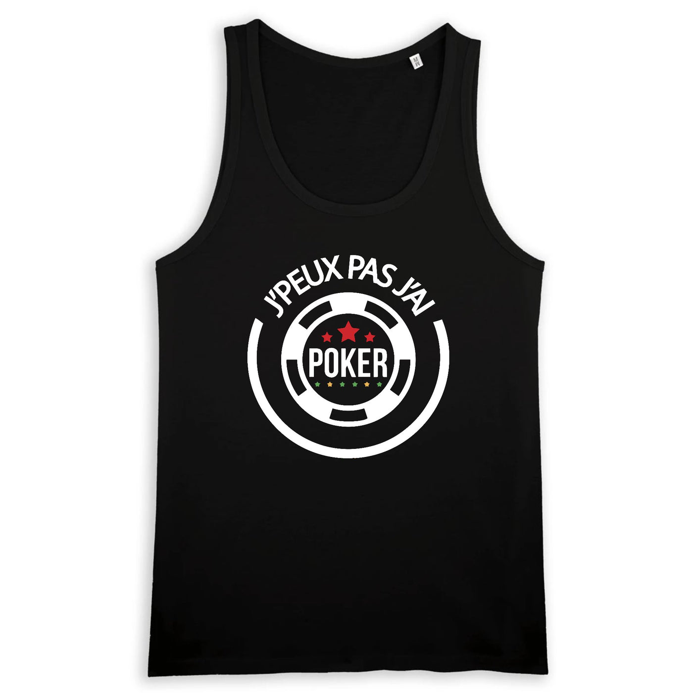 Débardeur Homme J'peux pas j'ai poker 