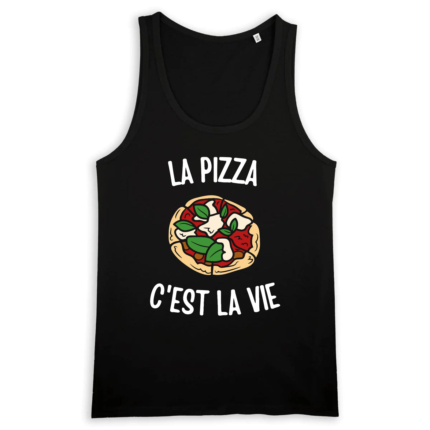 Débardeur Homme La pizza c'est la vie 