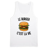 Débardeur Homme Le burger c'est la vie 