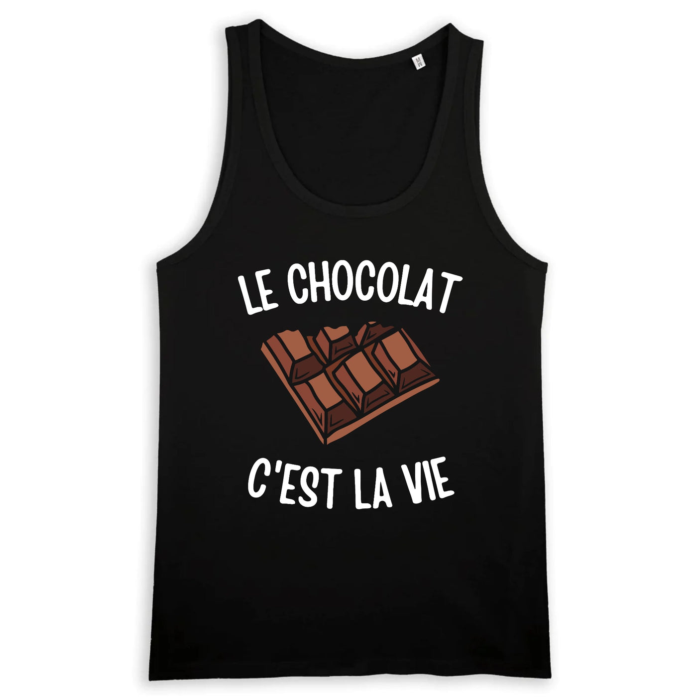 Débardeur Homme Le chocolat c'est la vie 