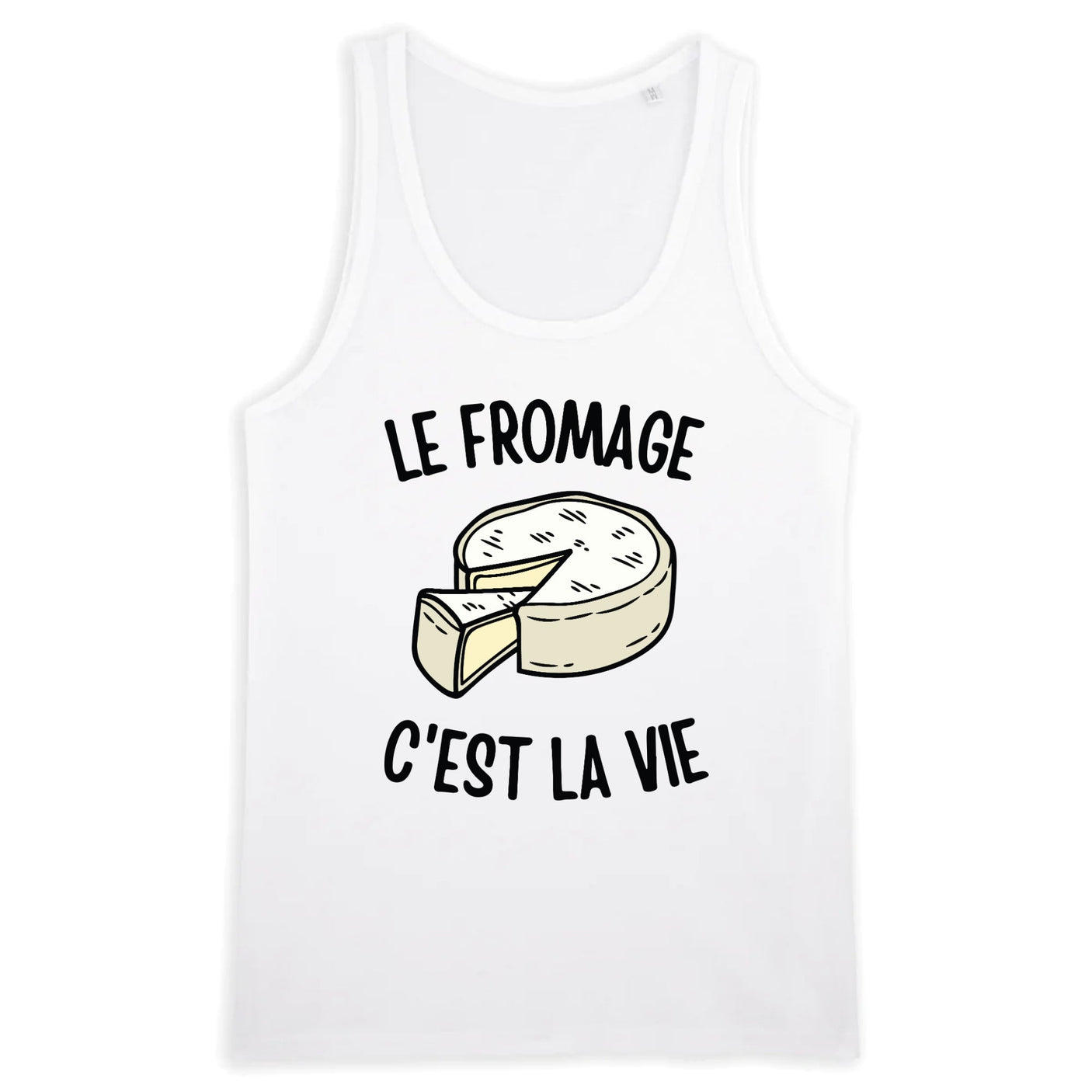 Débardeur Homme Le fromage c'est la vie 