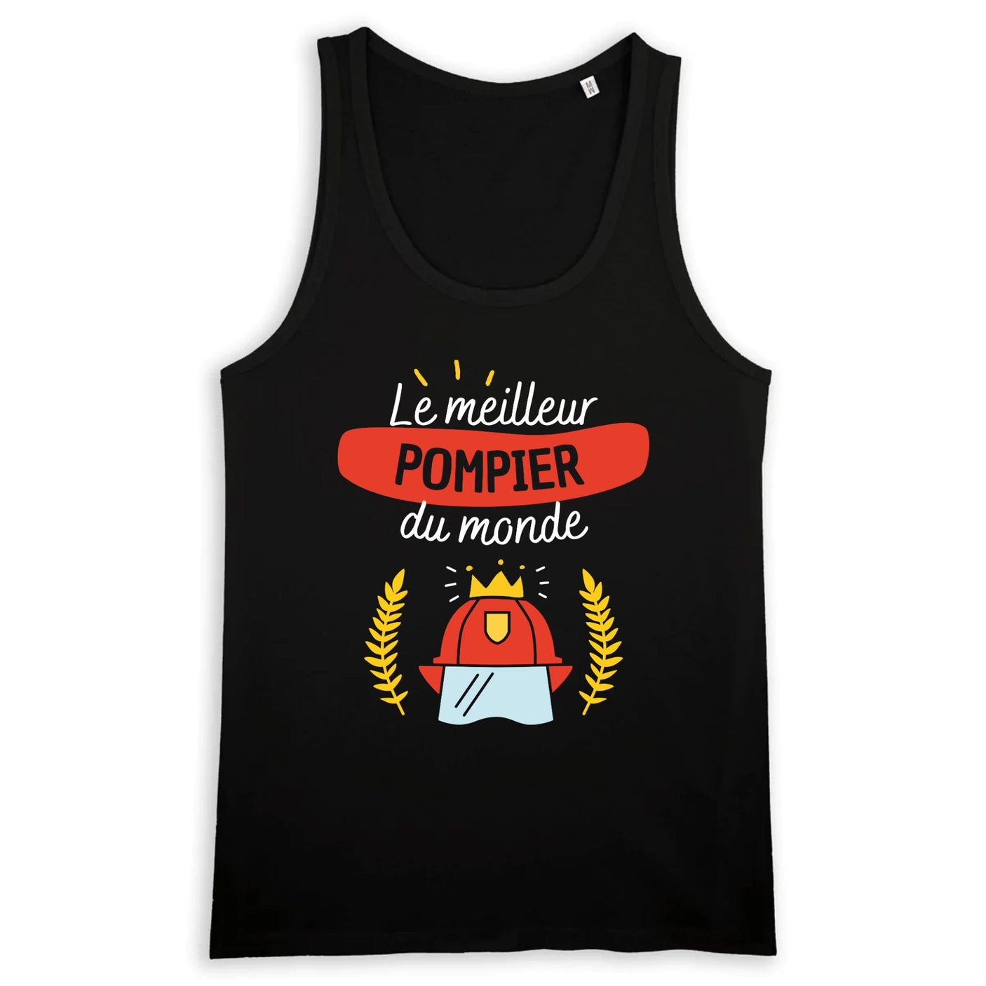 Débardeur Homme Le meilleur pompier du monde 