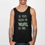 Débardeur Homme Mojito ou tard Noir