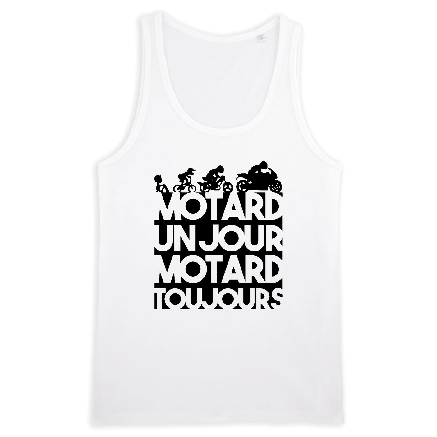 Débardeur Homme Motard un jour 