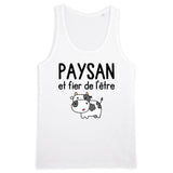 Débardeur Homme Paysan et fier de l'être 