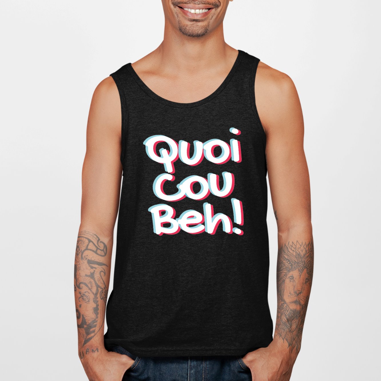 Débardeur Homme Quoicoubeh Noir