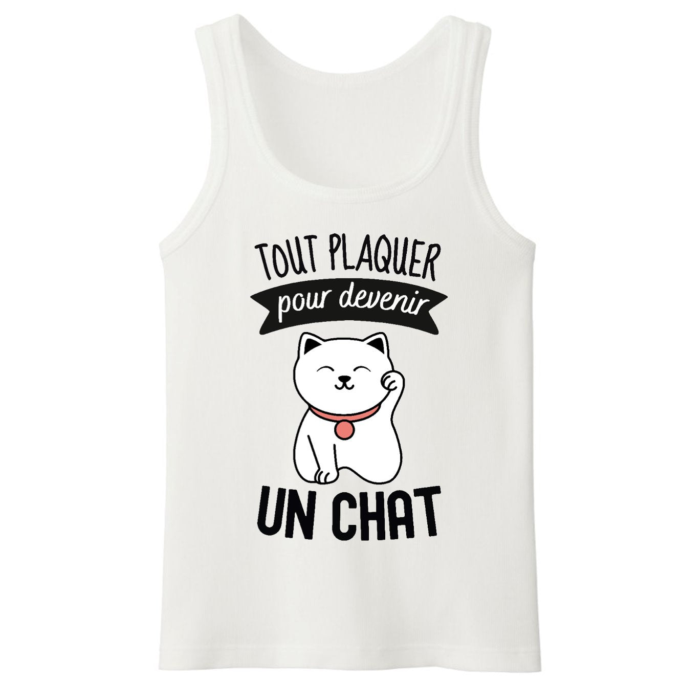 Débardeur Homme Tout plaquer pour devenir un chat 