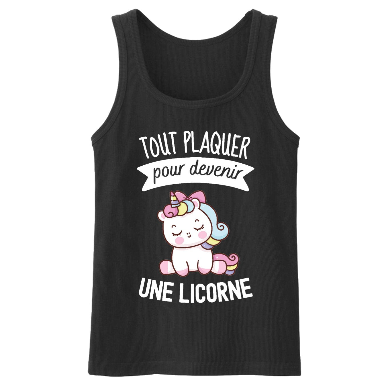 Débardeur Homme Tout plaquer pour devenir une licorne 