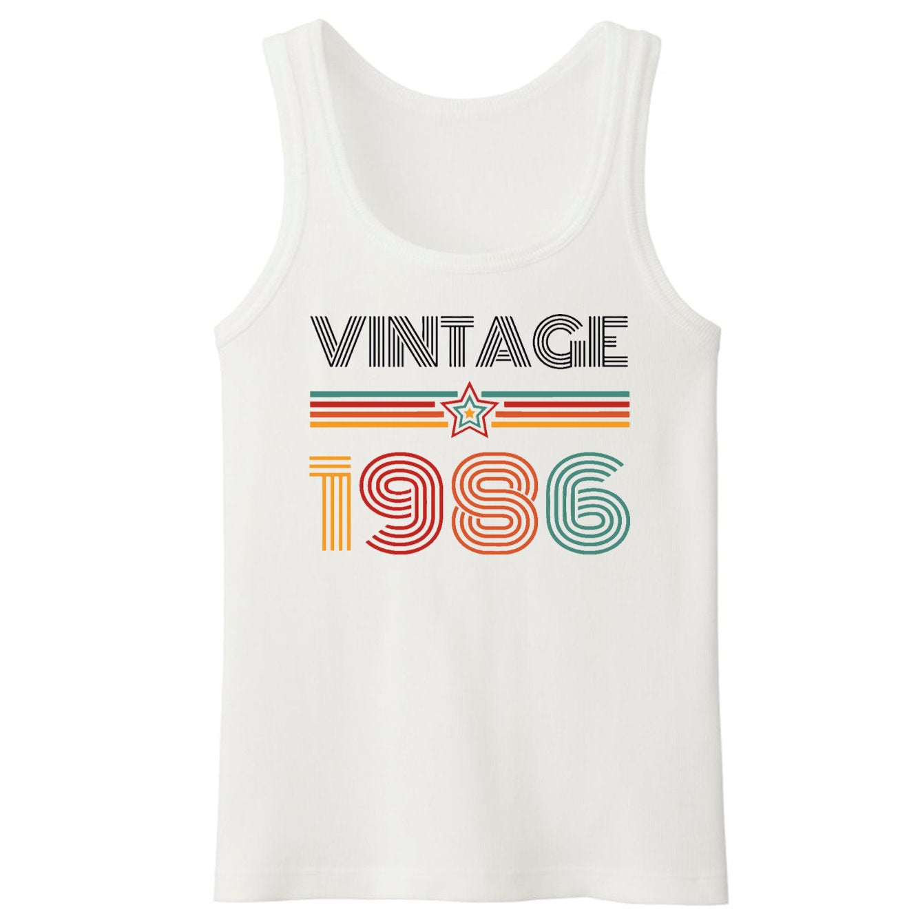 Débardeur Homme Vintage année 1986 