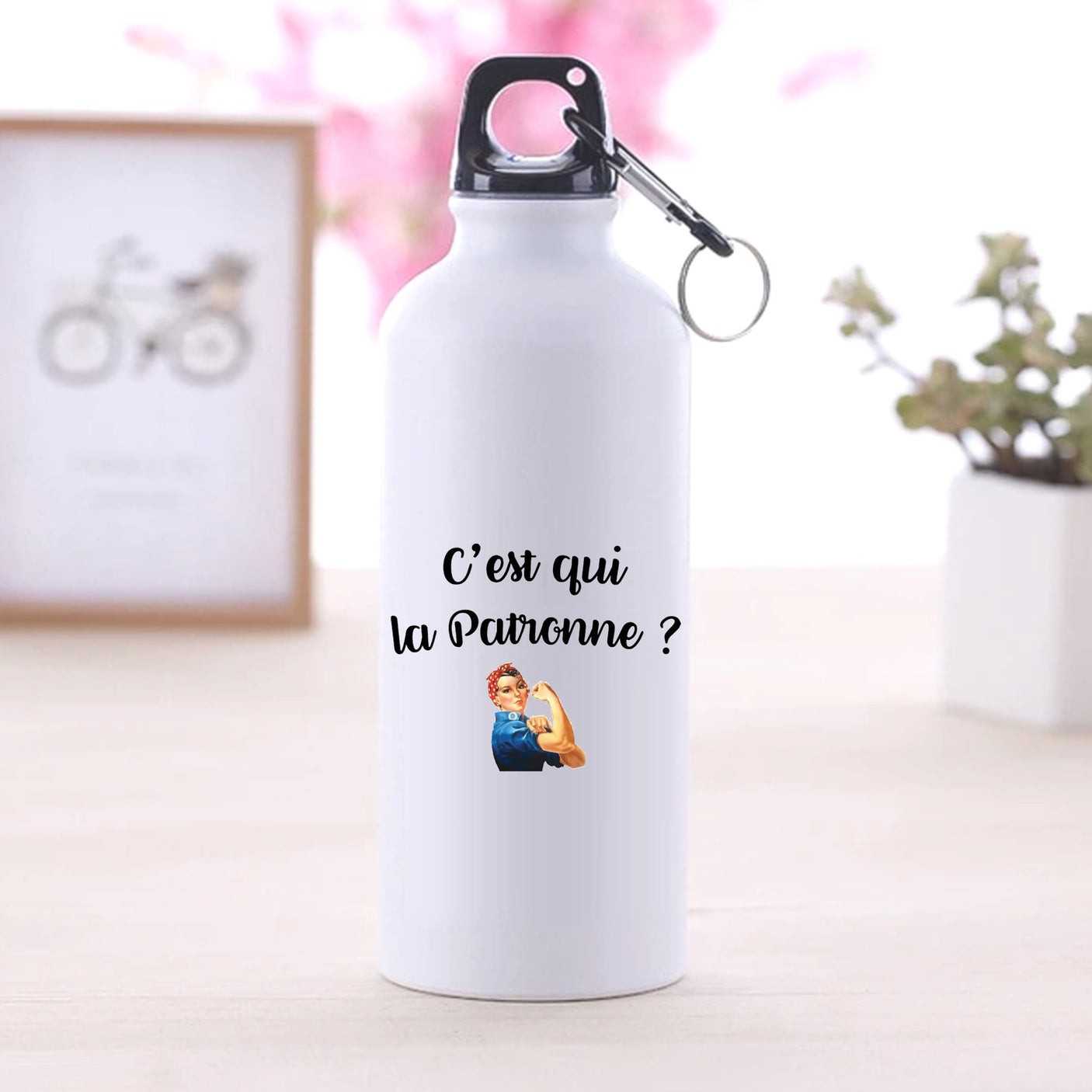 Gourde C'est qui la patronne Blanc