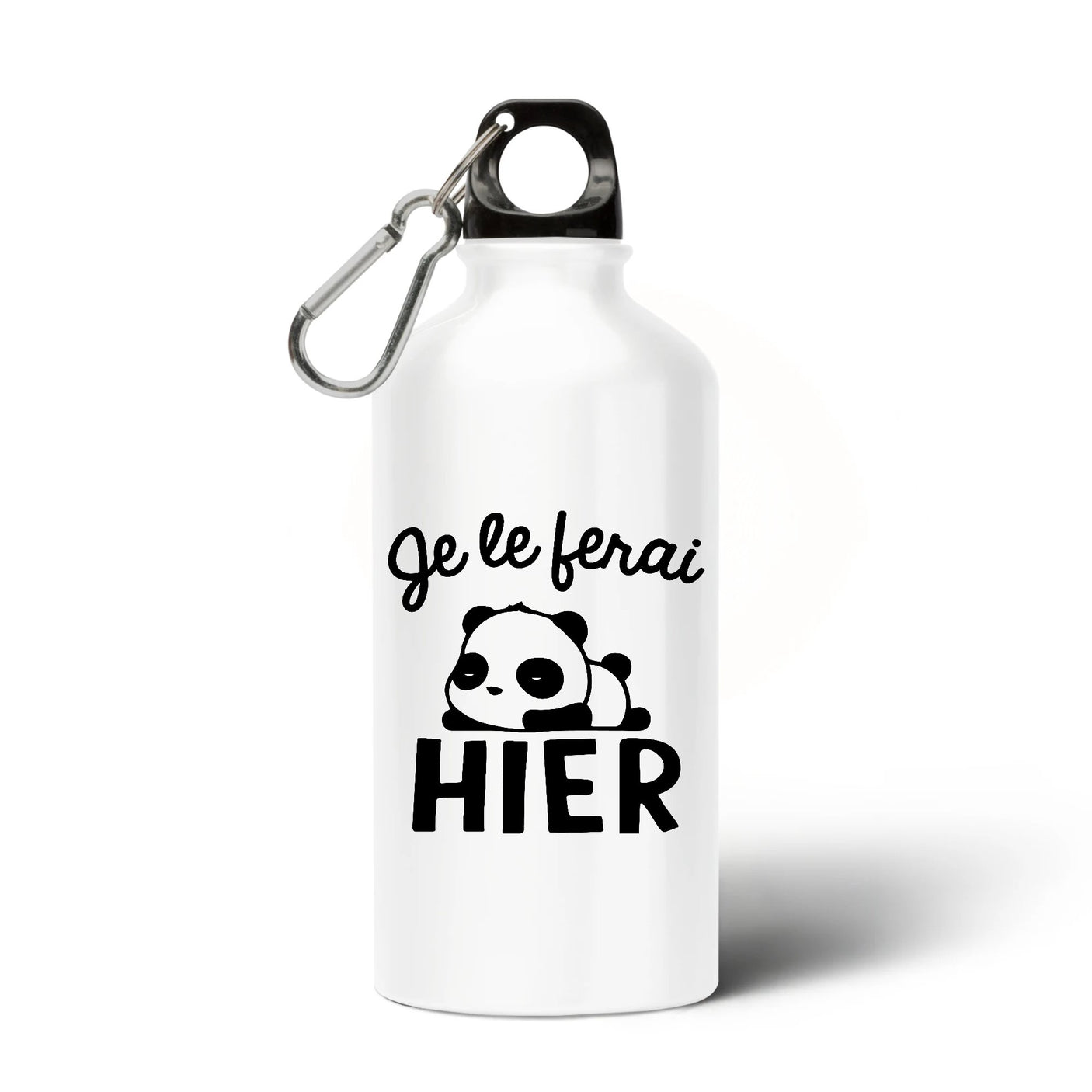 Gourde Je le ferai hier Blanc
