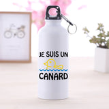 Gourde Je suis un canard Blanc