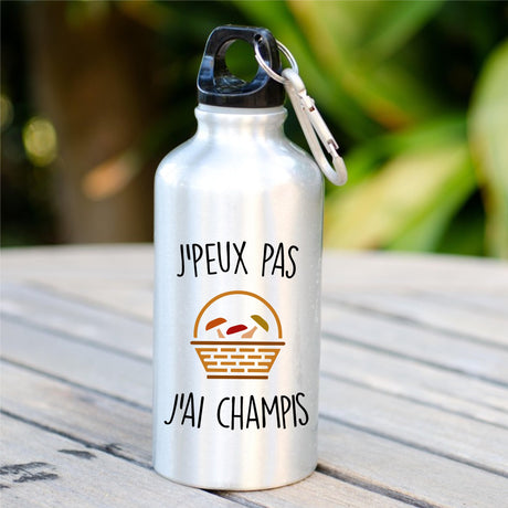 Gourde J'peux pas j'ai champignons Blanc