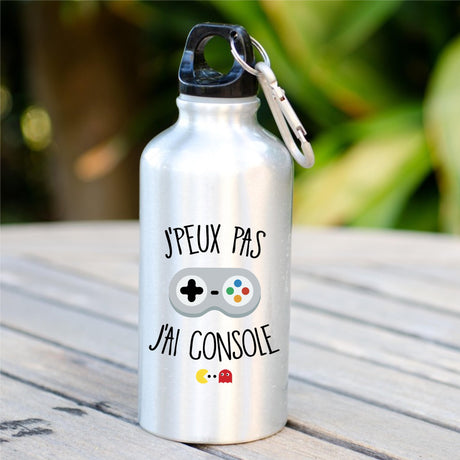 Gourde J'peux pas j'ai console Blanc