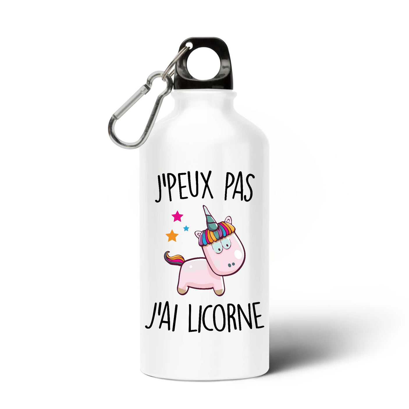 Gourde J'peux pas j'ai licorne 