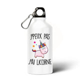 Gourde J'peux pas j'ai licorne 