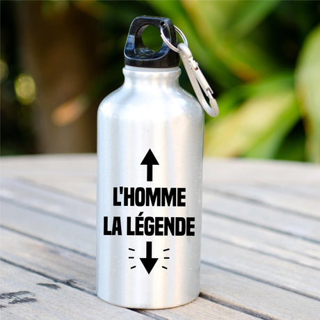 Gourde L'homme la légende Blanc