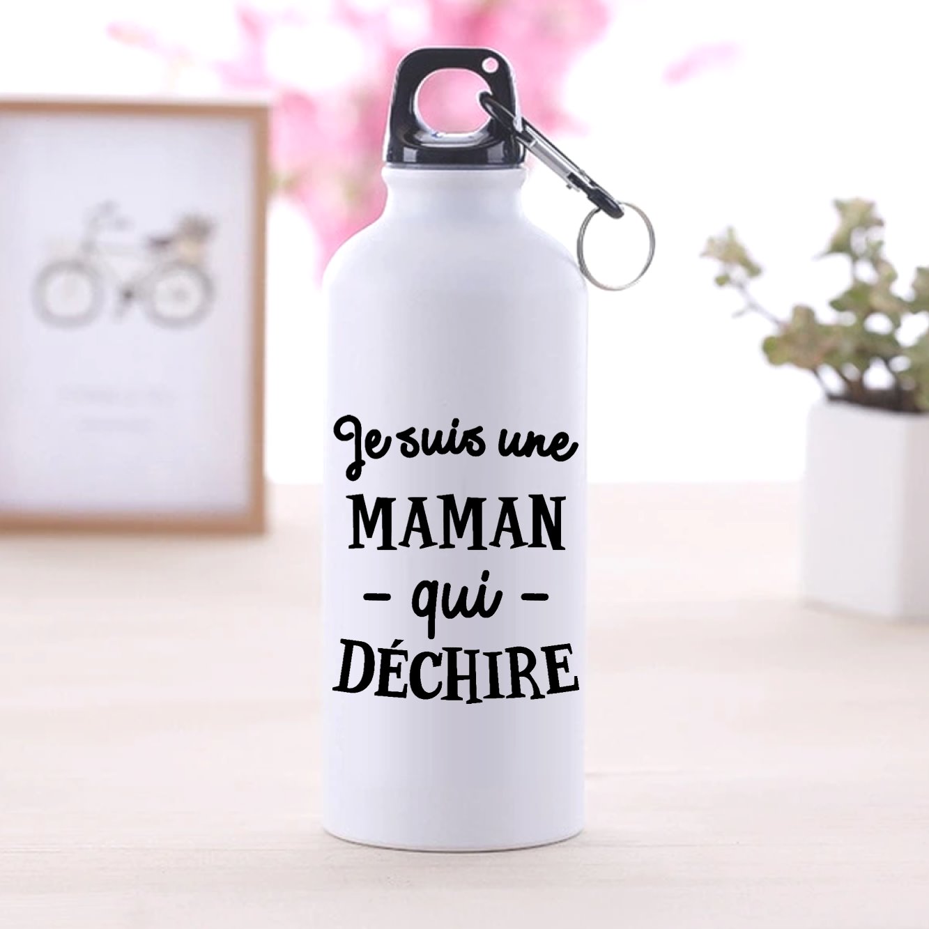 Gourde Maman qui déchire Blanc