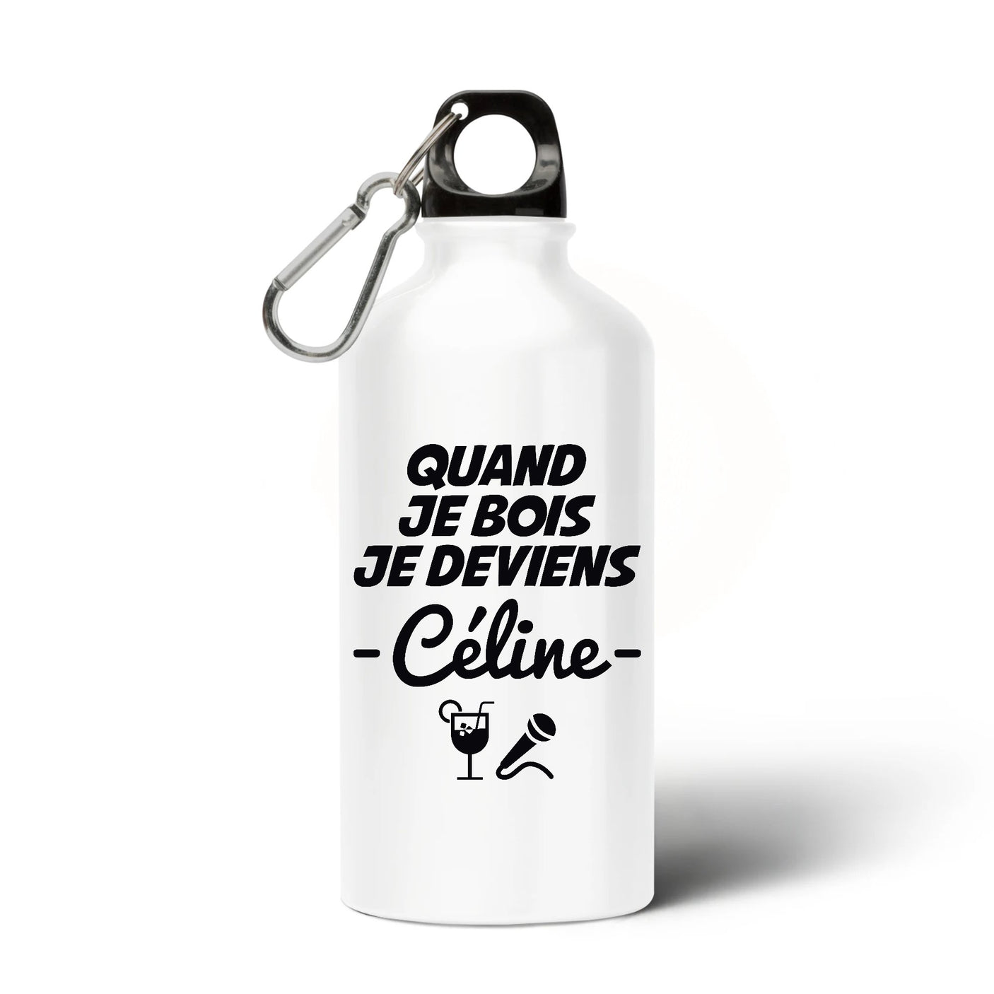 Gourde Quand je bois je deviens Céline 