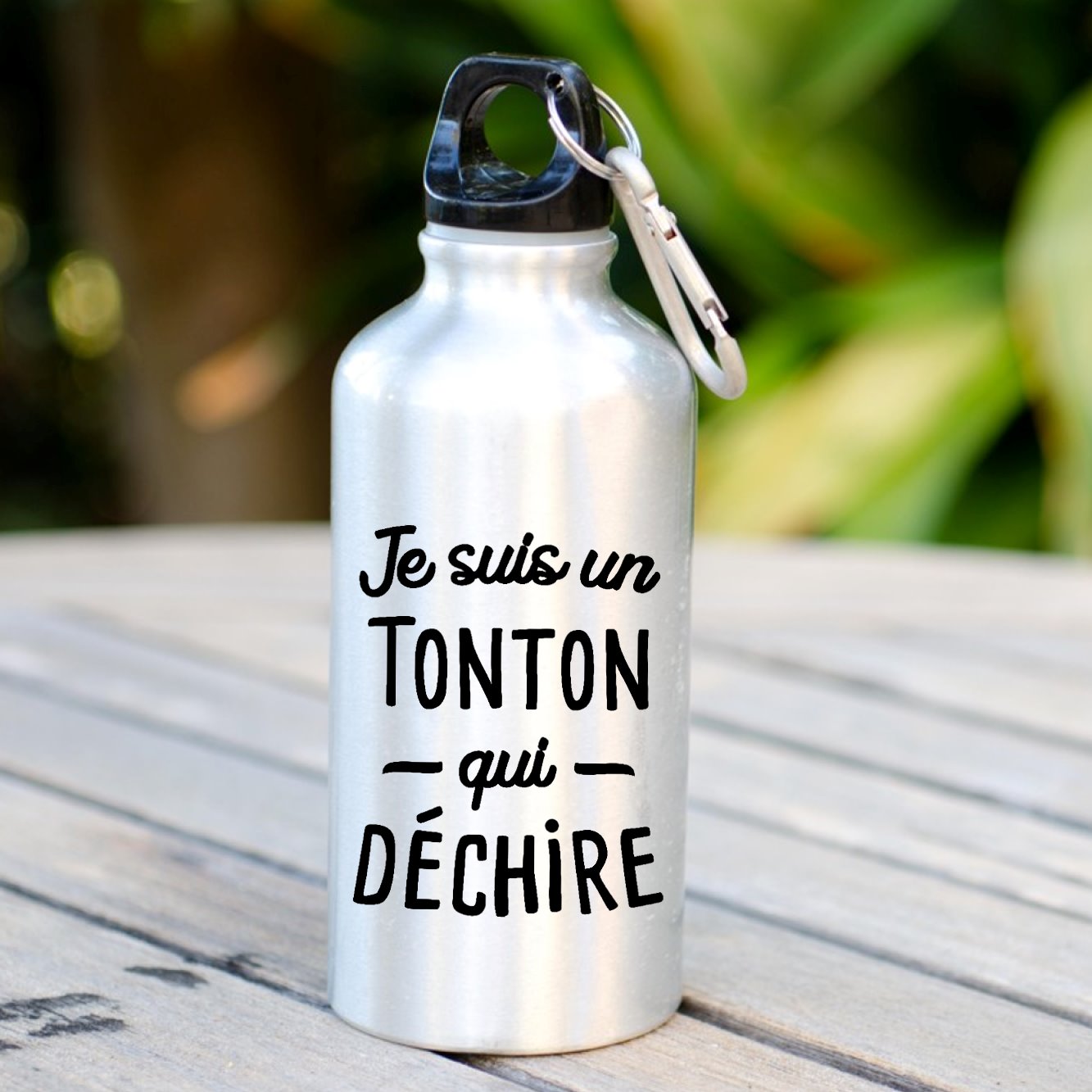 Gourde Tonton qui déchire Blanc