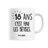 Mug Anniversaire 18 ans 