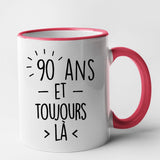 Mug Anniversaire 90 ans Rouge