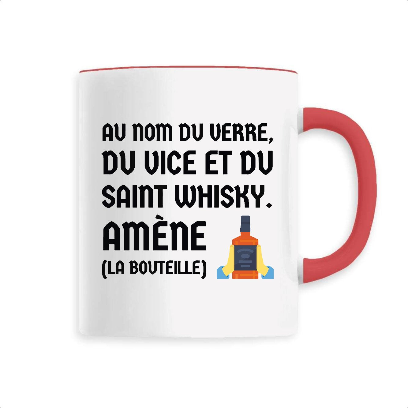 Mug Au nom du verre du vice et du saint whisky 