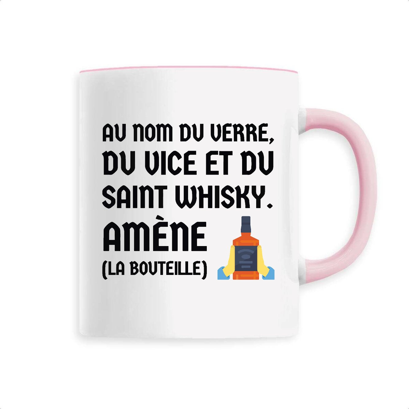 Mug Au nom du verre du vice et du saint whisky 