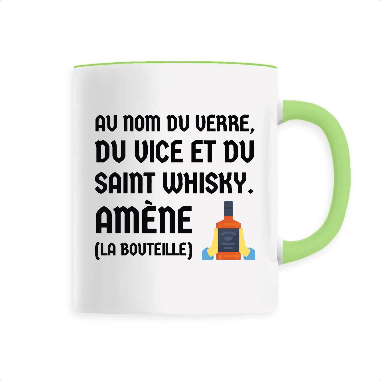 Mug Au nom du verre du vice et du saint whisky 