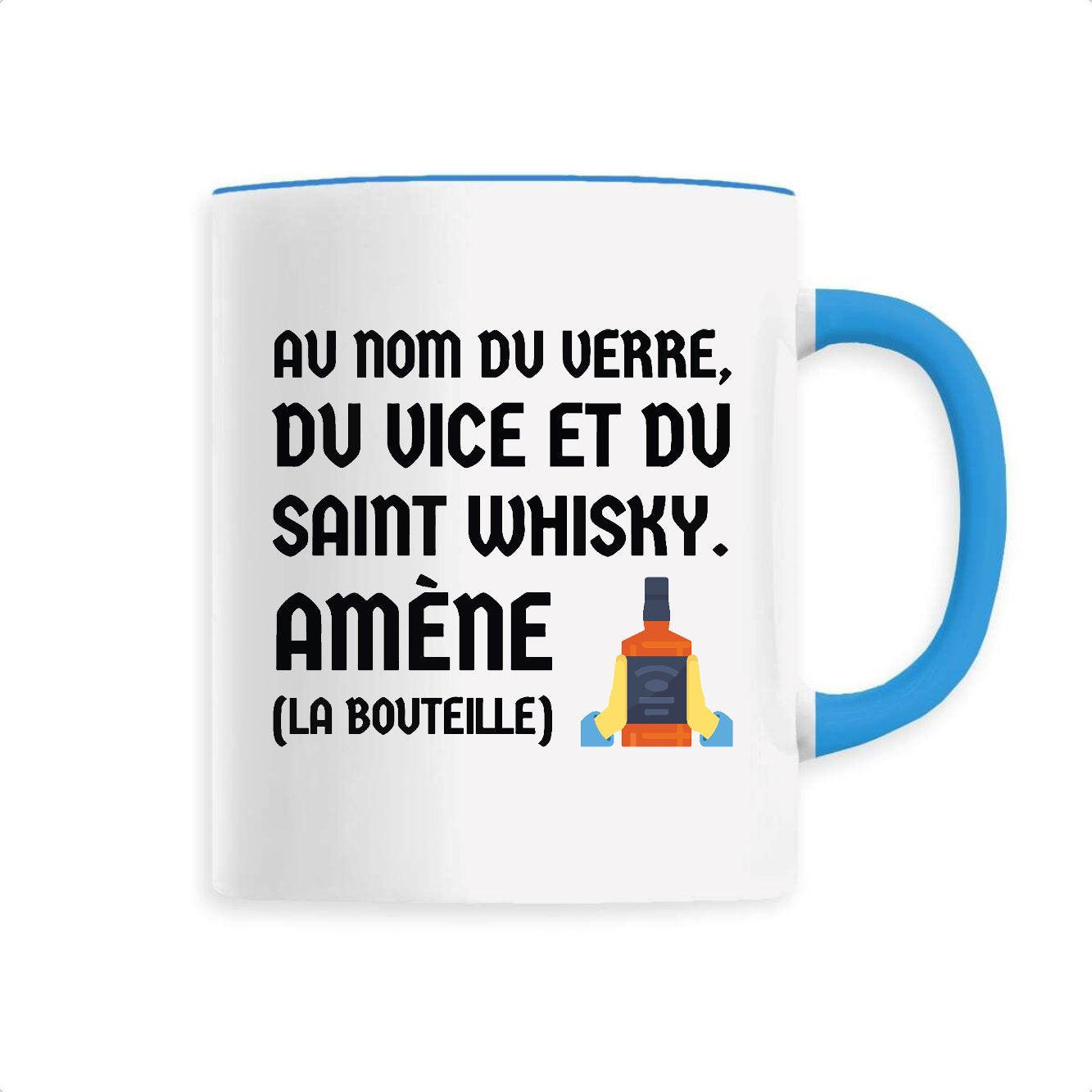 Mug Au nom du verre du vice et du saint whisky 