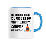 Mug Au nom du verre du vice et du saint whisky 