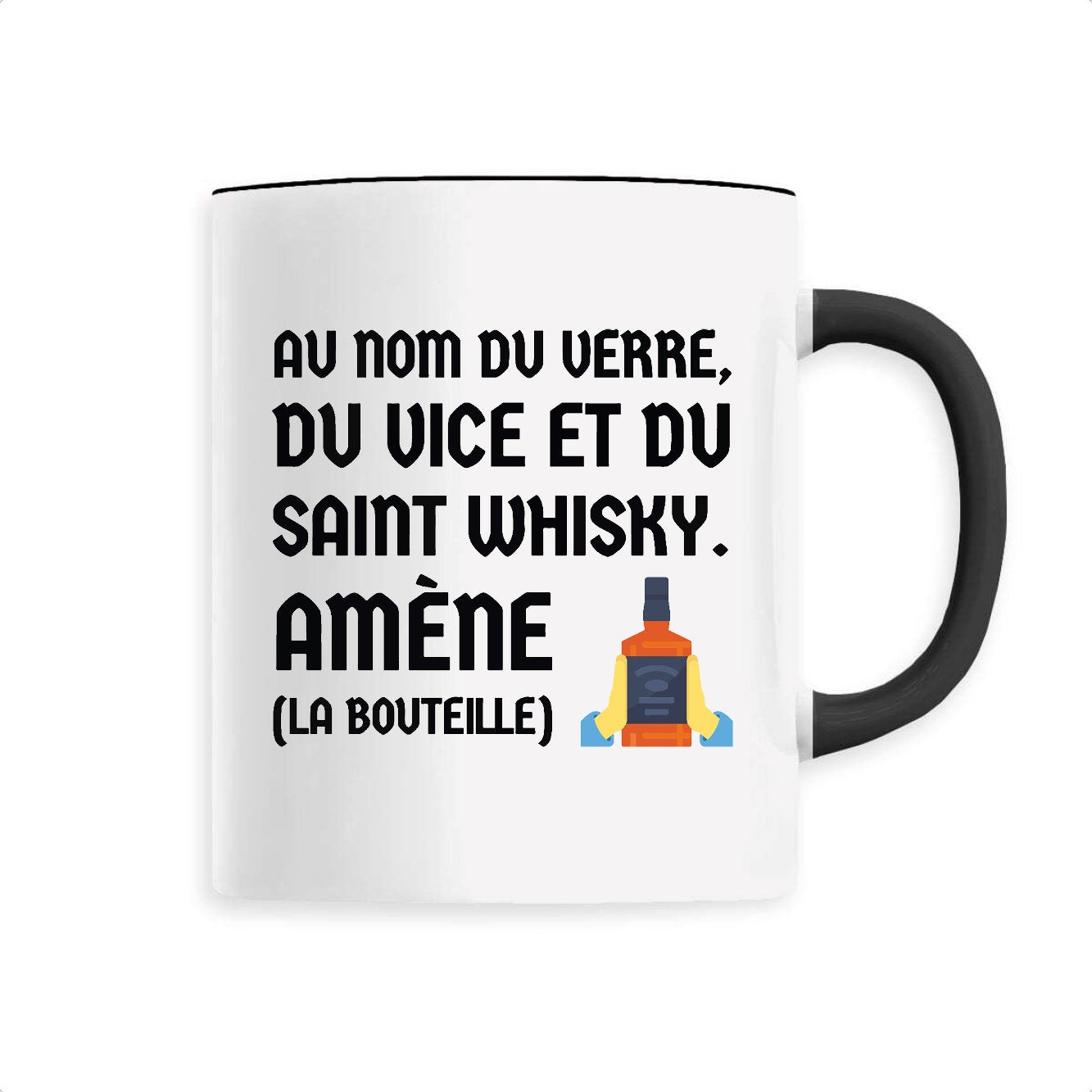 Mug Au nom du verre du vice et du saint whisky 