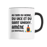 Mug Au nom du verre du vice et du saint whisky 