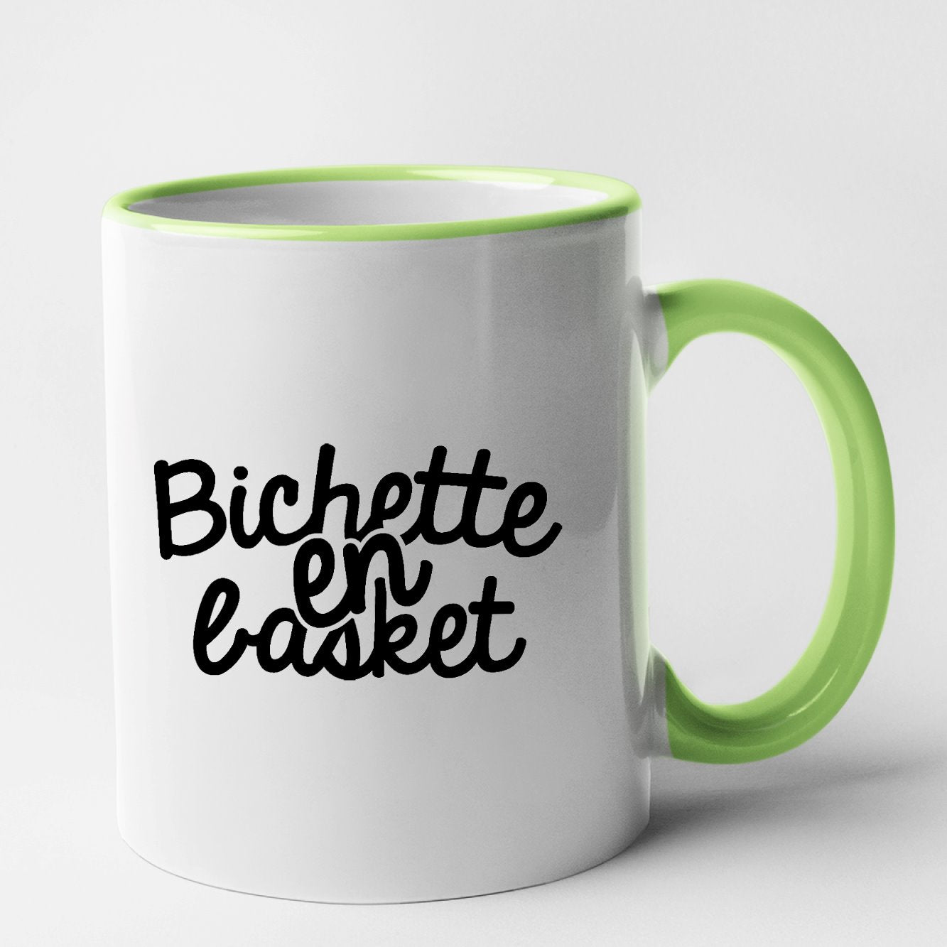 Mug Bichette en basket Vert