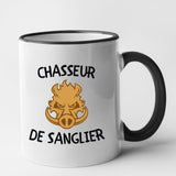 Mug Chasseur de sanglier Noir