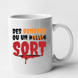 Mug Des bonbons ou un sort Blanc