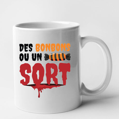 Mug Des bonbons ou un sort Blanc