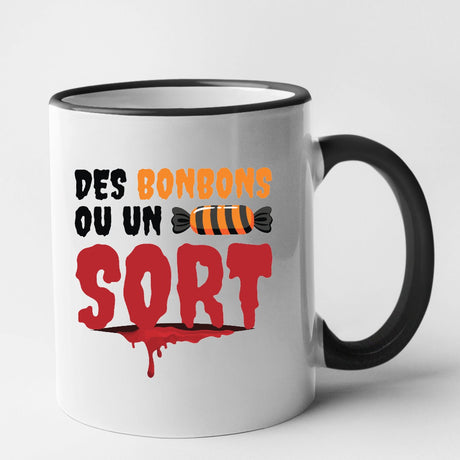 Mug Des bonbons ou un sort Noir